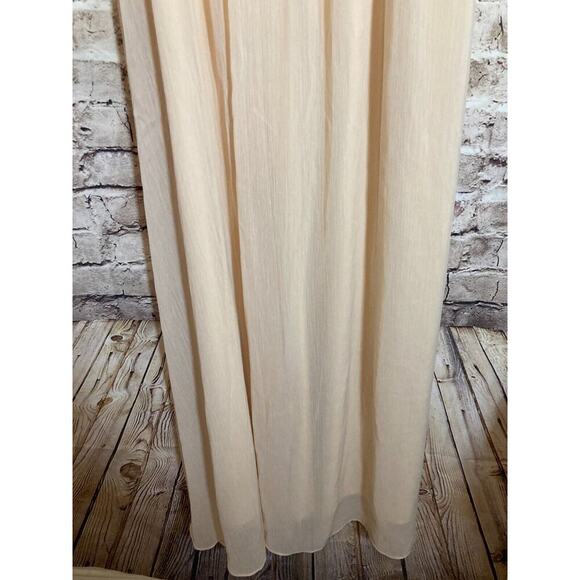 Soieblu Maxi Dress Women Small Chiffon Coquette Beaded Flowy Party Evening Flowy - Picture 3 of 14